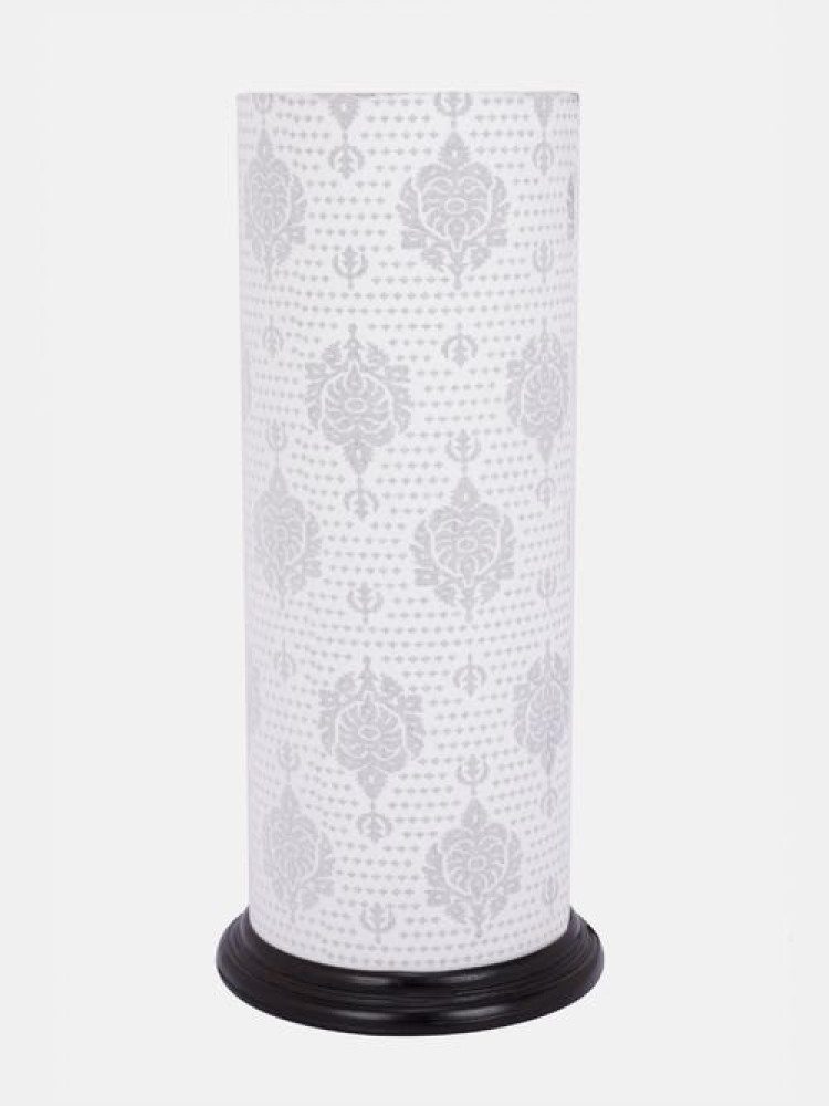 Mahogany Wooden Lamp Base With Shade